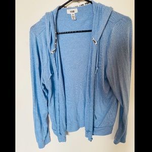 Pink full zip sweatshirt